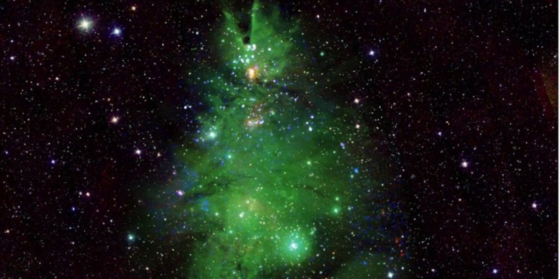 Неймовірна краса. NASA показало скупчення зірок у формі новорічної ялинки